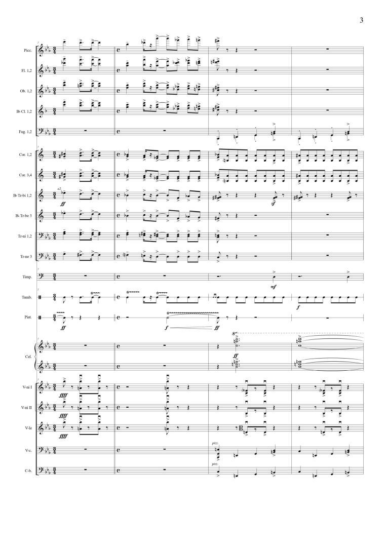 Overture – Scherzo – for Symphony Orchestra